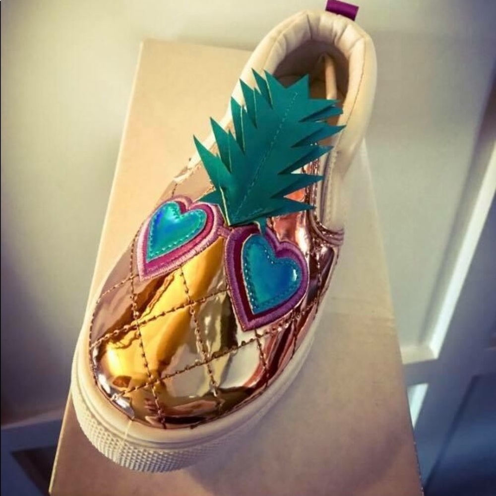 Girls Pineapple Slip On Shoes